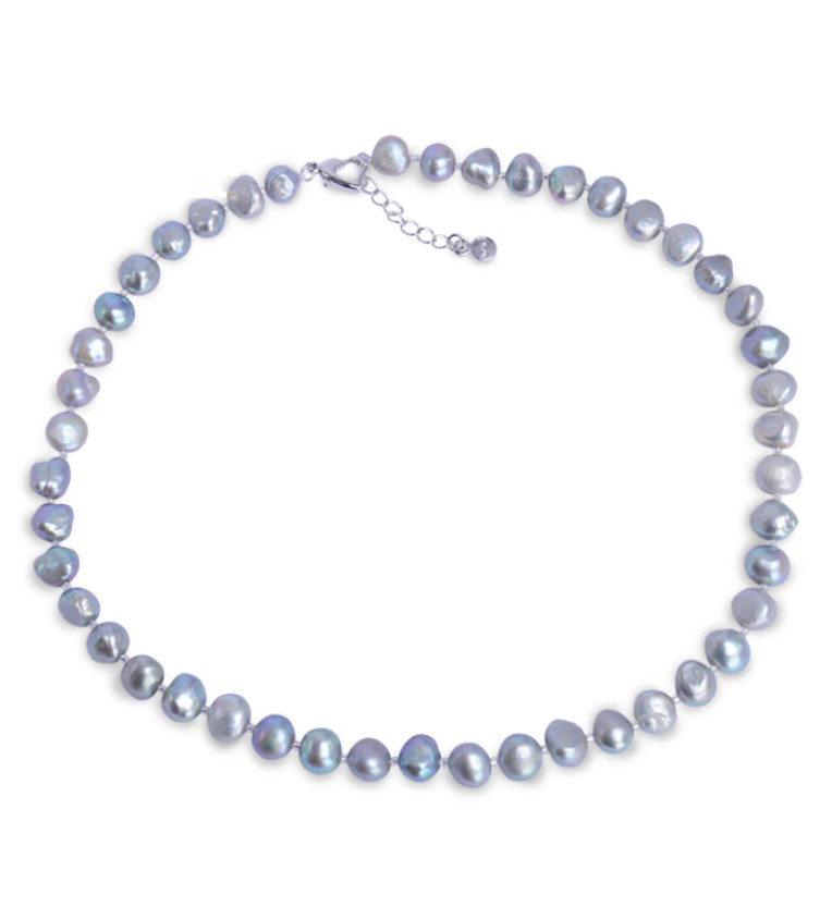 Amparo Miranda® Náhrdelník z říčních perel GD506 Gray