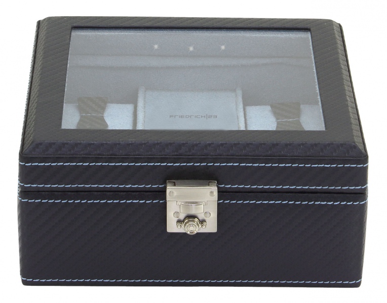 Friedrich Lederwaren Kazeta na hodinky Carbon 32058-5