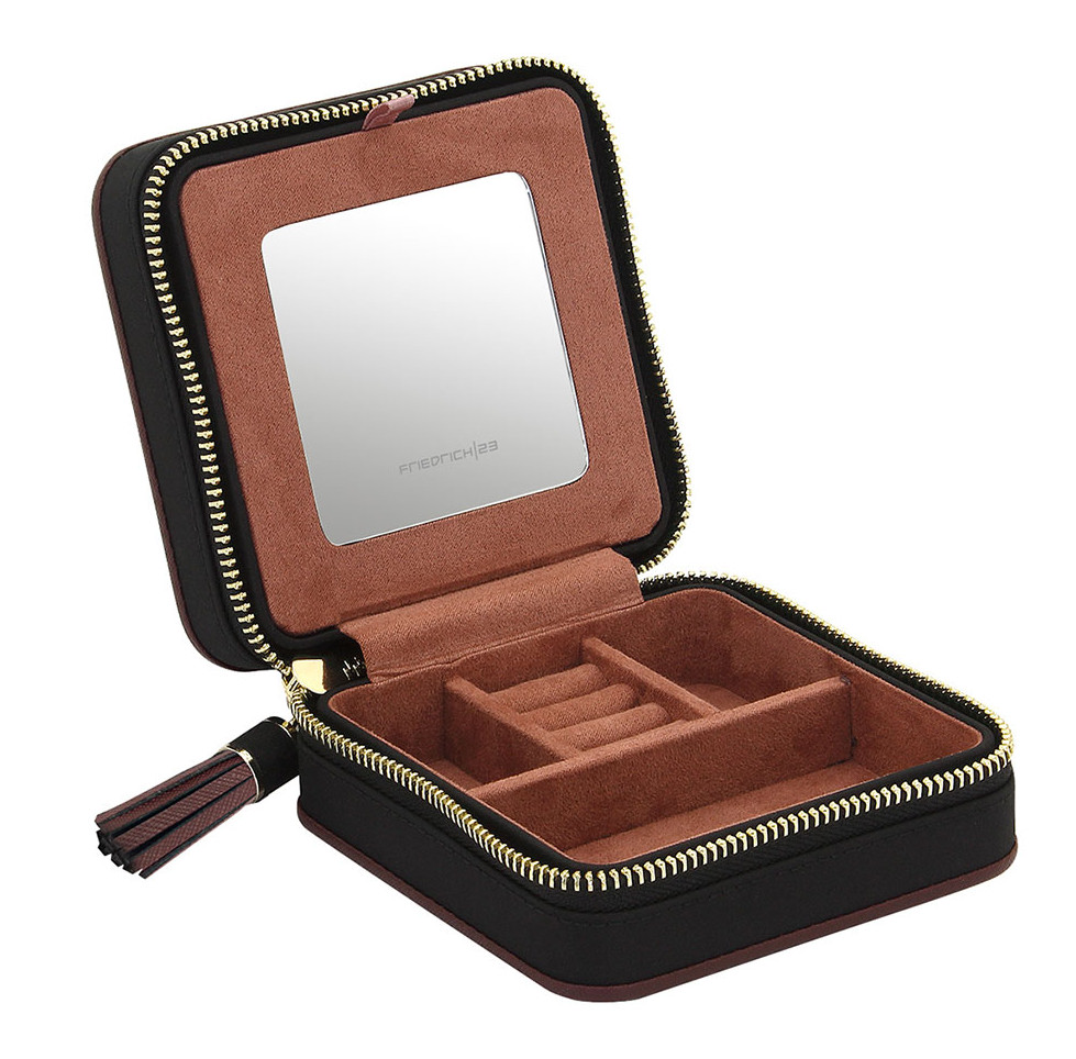 Friedrich Lederwaren Šperkovnice Friedrich Lederwaren Copenhagen 23335-2 černá