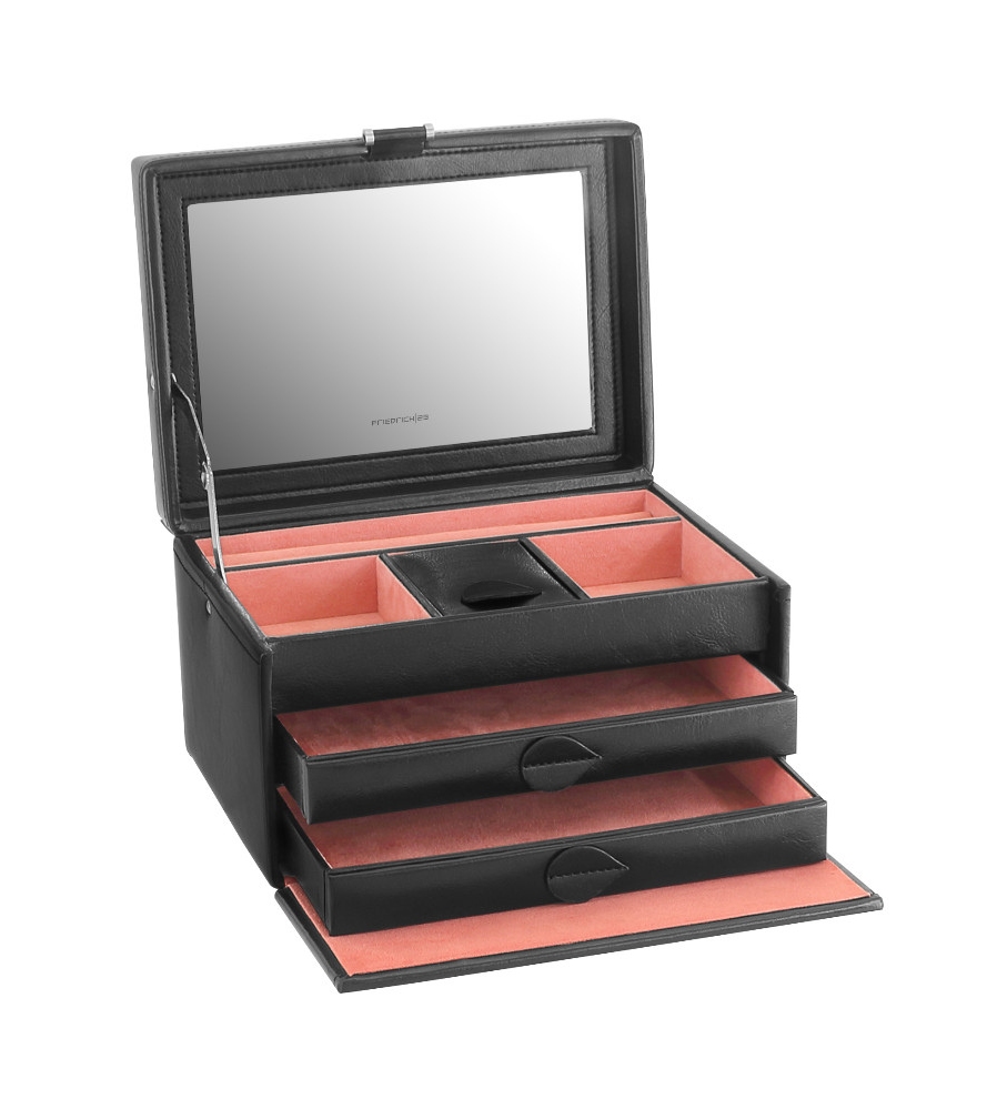 Šperkovnice Friedrich Lederwaren Mandala 20128-2 černá