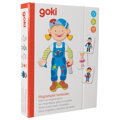 Goki Puzzle Magnetické převleky Děvče
