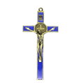 Křesťanský kříž na stěnu B23910 Blue