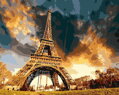 Malování podle čísel Eiffel tower DX089B