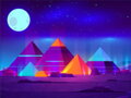 Malování podle čísel Barevné pyramidy
