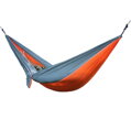 Houpací síť Hamaka Parachute oranžovo-šedá