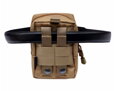 Kapsička na opasek Military M6377 Brown