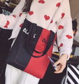 Kabelka Miranda Black Red