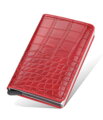 Pouzdro na karty a bankovky Cardslide Croco Red