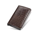 Pouzdro na karty a bankovky Cardslide Croco Dark brown 