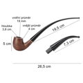 Dýmka Long smoke Muxiang® 201BH