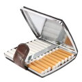 Pouzdro na 10 cigaret Kroko Silver