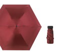 Skládací mini deštník D8515 vínový 16cm