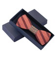 Dřevěný motýlek Miranda Striped