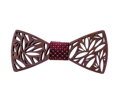 Dětský set motýlek a kšandy Wooden Red