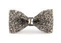 Pánský motýlek Dark Grey Crystal