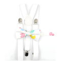 Set motýlek a kšandy Miranda H002 White
