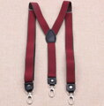 Kšandy Elastic Suspenders KM564 Red