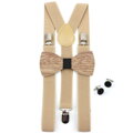 Set motýlek, kšandy a knoflíčky Miranda M469 Black