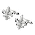Manžetové knoflíčky Lilie AM179 Silver