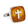 Manžetový knoflíček s křížkem