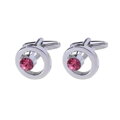 Manžetové knoflíčky Miranda s krystalem MK500 Pink