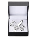 Spona na kravatu a manžetové knoflíčky Kotva AMK10