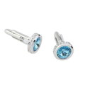 Manžetové knoflíčky 112408 Blue Crystal