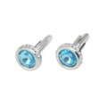 Manžetové knoflíčky 112408 Blue Crystal