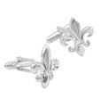 Manžetové knoflíčky Lilie AM179 Silver
