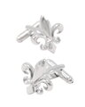 Manžetové knoflíčky Lilie AM179 Silver