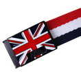 Opasek England Canvas Tricolor
