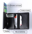 Pouzdro na karty a bankovky Cardslide Dark Green