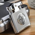 Benzínový zapalovač Compass Silver