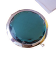 Kosmetické zrcátko 890554 tyrkysový krystal Silver
