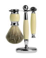 Sada na holení Pure Badger 3-dílná Ivory