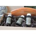 Apothecary87 3 x 10 ml Olej na vousy + Hřeben pro muže dárková sada