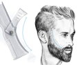 Nastavitelný hřeben pro úpravu vousů Beard Shaper