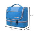 Cestovní kosmetická taška Miranda 602 Light blue