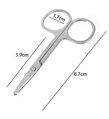 Nůžky do nosu Stainless s kuličkou N834 Black