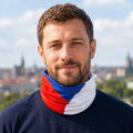 Šátek Česká vlajka
