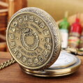 Kapesní hodinky Aztec Gold Calendar