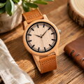 Dřevěné hodinky Bobo Bird 45mm-A16