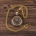 Kapesní hodinky Antique Wooden Watch P2138