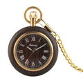 Kapesní hodinky Antique Wooden Watch P2138