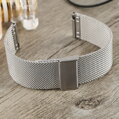 Kovový pružný řemínek na hodinky Miranda PD236 Silver