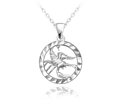 Minet Stříbrný náhrdelník Zodiac JMAS940