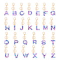 Přívěsek na kabelku a klíče Letter AM815