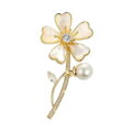 Brož Gold Flower AM304