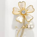 Brož Gold Flower AM304