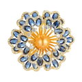 Brož Gold Flower AM345